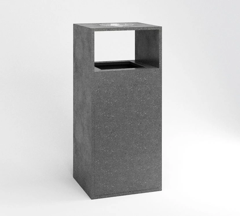 سلة قمامة إيكو مع منفضة سجائر