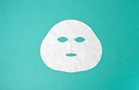 Disposable Spa Face Masks without Collar, 25 pcs, Spanlace, Art. 00-237