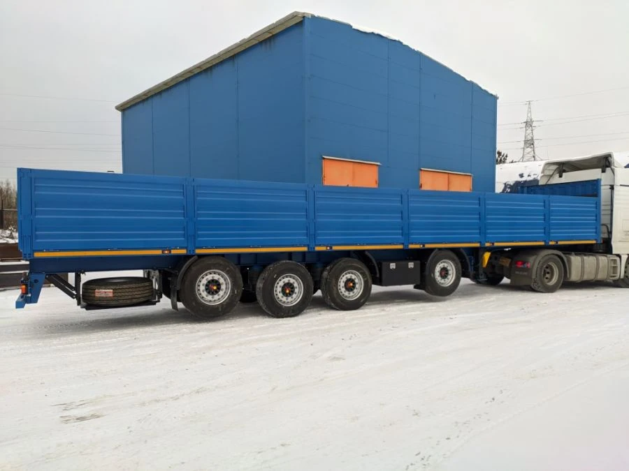Four-Axle Flatbed Semi-Trailer BZAP 94554A