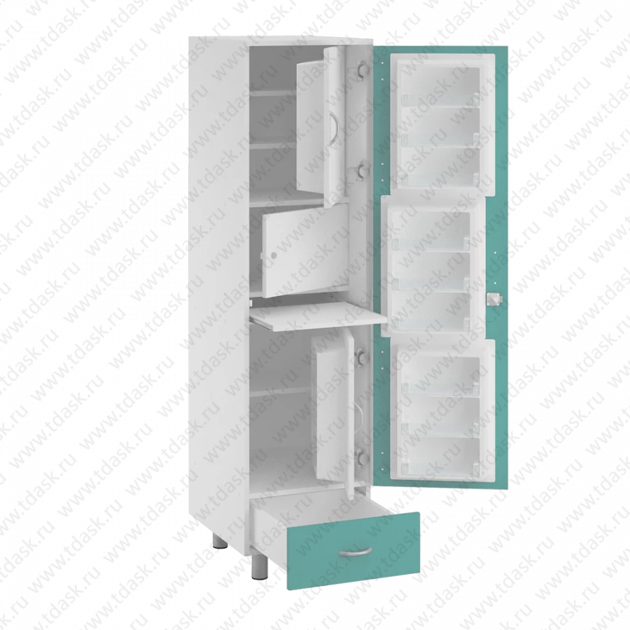 Medical Cabinet SHA.01.01 with Plastic Compartments