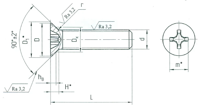 Countersunk Screws OСТ 1 31551-80