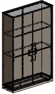 Archive Cabinet TV-MSHA-1.4.01 - Durable Metal Design