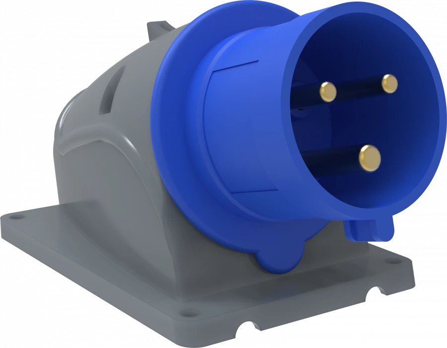 IP44 MAGNUM Stationary Plug SSI-523 32A 200-250V 2P+PE