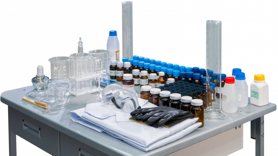 مجموعة معدات الكيمياء لامتحان OGE Z.Labs