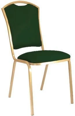 Upholstered Chair with Metal Frame B-4