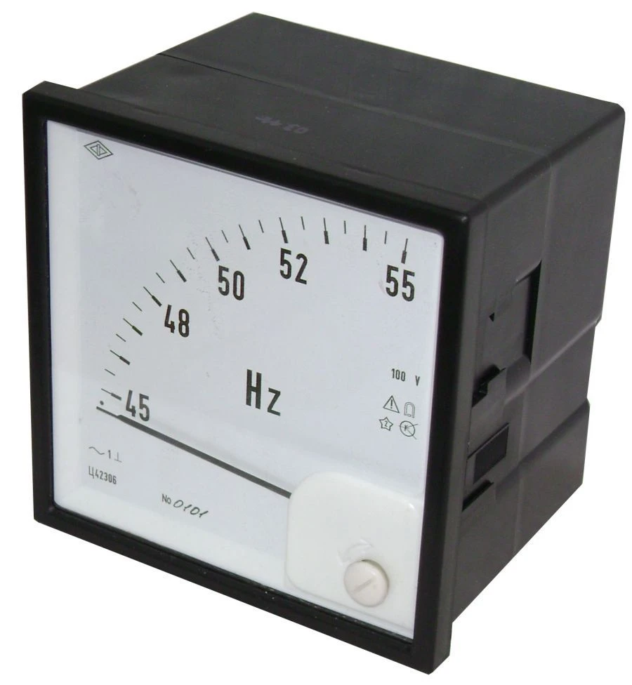 Panel Frequency Meter for AC Measurement with Electronic Signal Converter CZ42307