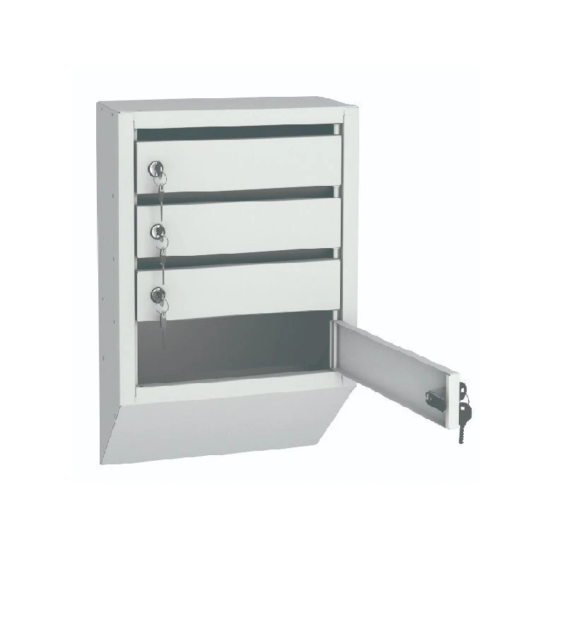 Metal Mailbox M-S4 with 4 Compartments