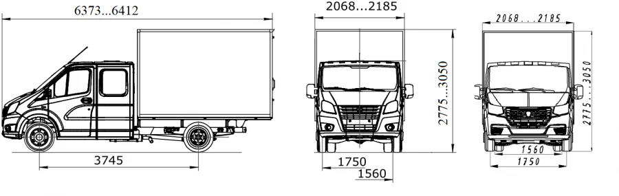 مجمع طبي (فلوغرافي) 2250JJ مبني على شاسيه GAZelle NN