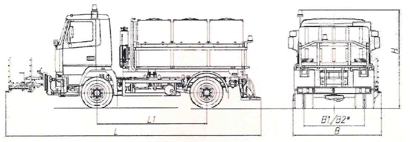 آلة صيانة الطرق مع مجموعة معدات صيفية موديل MK-3532-01