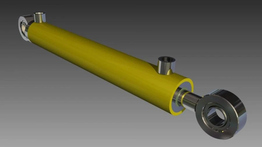 Double-acting Hydraulic Cylinders with Single-acting Rod