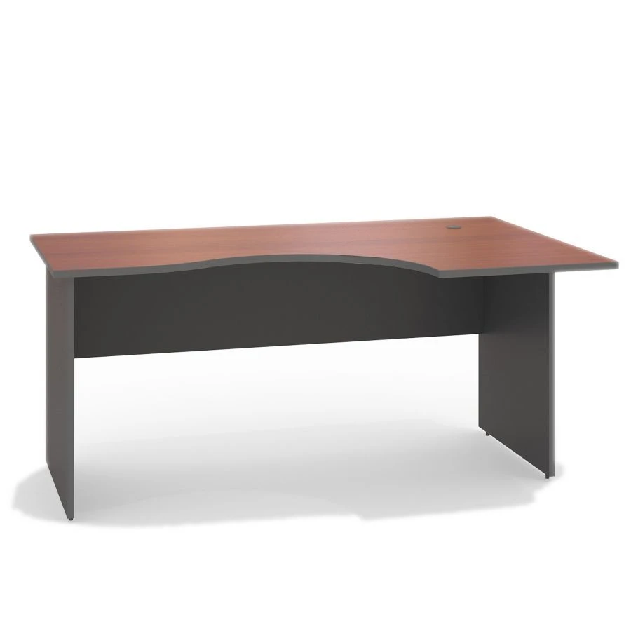 EV4 Office Computer Desk from "Strategy" Furniture Set - Milano & Gray Textures