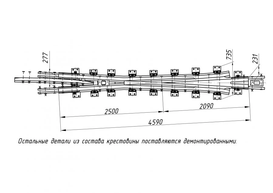 Crosspiece Type R65 Mark 1/9 (Project 2975.01.000-04/-05/-06/-07)