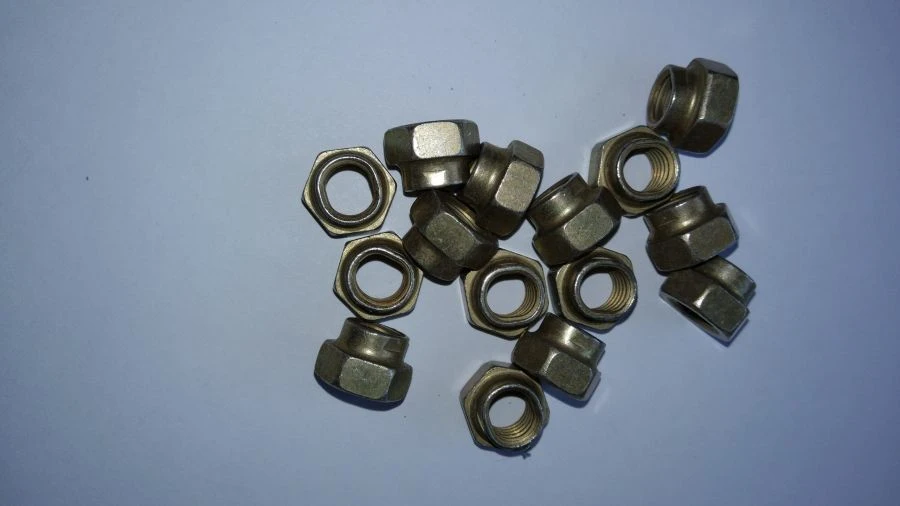 High Hexagon Self-Locking Nuts from Titanium Alloy OST 1 11530-74