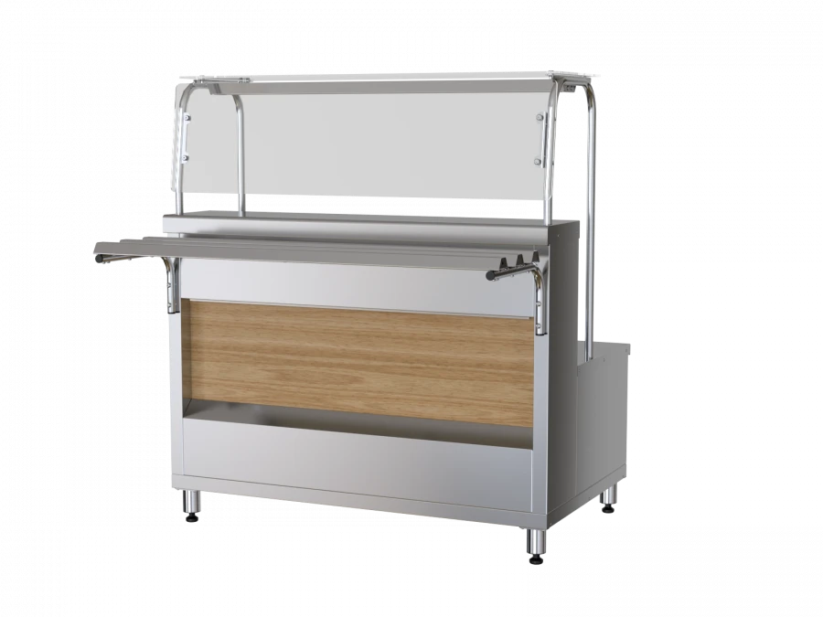 كونتر عرض الطعام الساخن PMPЭ11 للأطباق الأولى