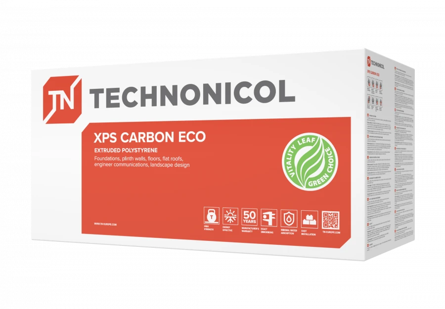 Extruded Polystyrene Insulation Boards TECHNONICOL CARBON ECO