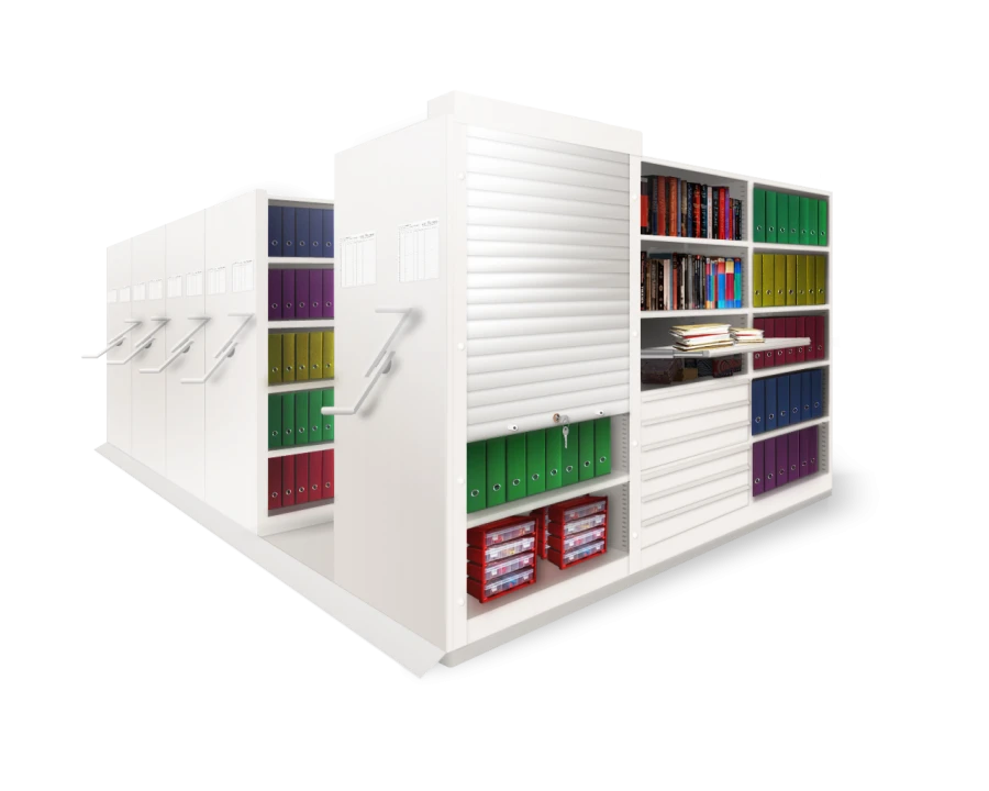 Mobile Metal Shelving Unit for Efficient Storage