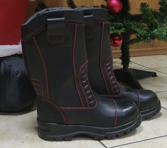 Special Protective Leather Boots for Firefighters with Climate Resistance OPK-1