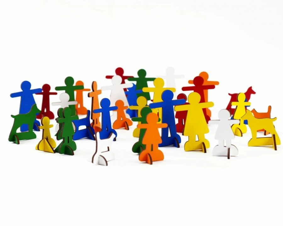 Conditional Human Figures Set 5-7 cm - 36 Pieces