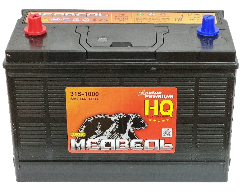 بطارية بدء الرصاص لمحركات الاحتراق الداخلي 12 فولت GR31 ميدفيد