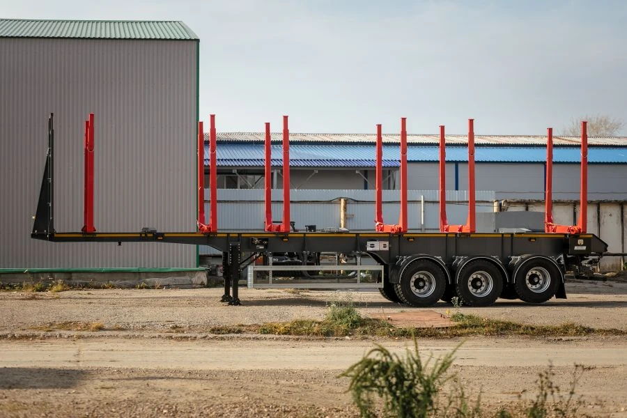 Sliding or Fixed Log Transport Semi-Trailer SAV 93183C