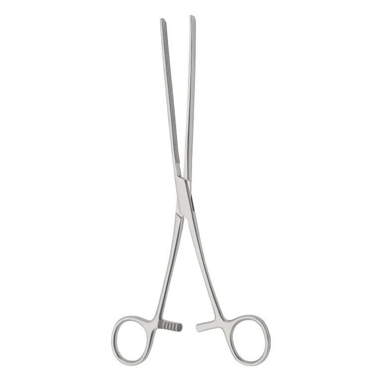 Elastic Straight Bowel Clamp, 235 mm - Model ТЗ-01-331-24