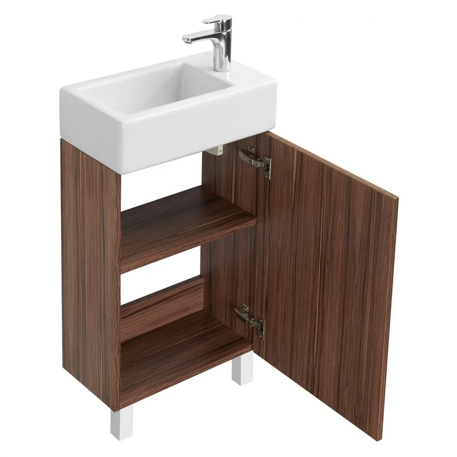 وحدة خزانة حوض Aquaton إكليبس N باللون الأبنوسي الداكن 1A172601EK5601