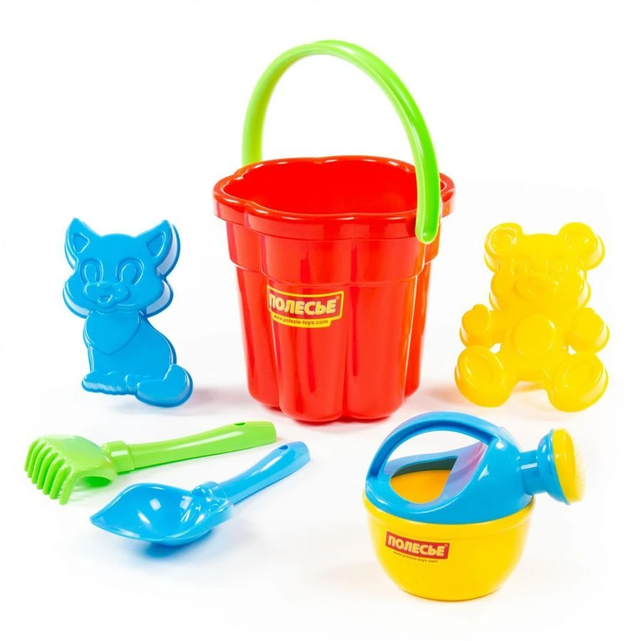 Large Flower Bucket Set with Tools and Molds, Code 4986
