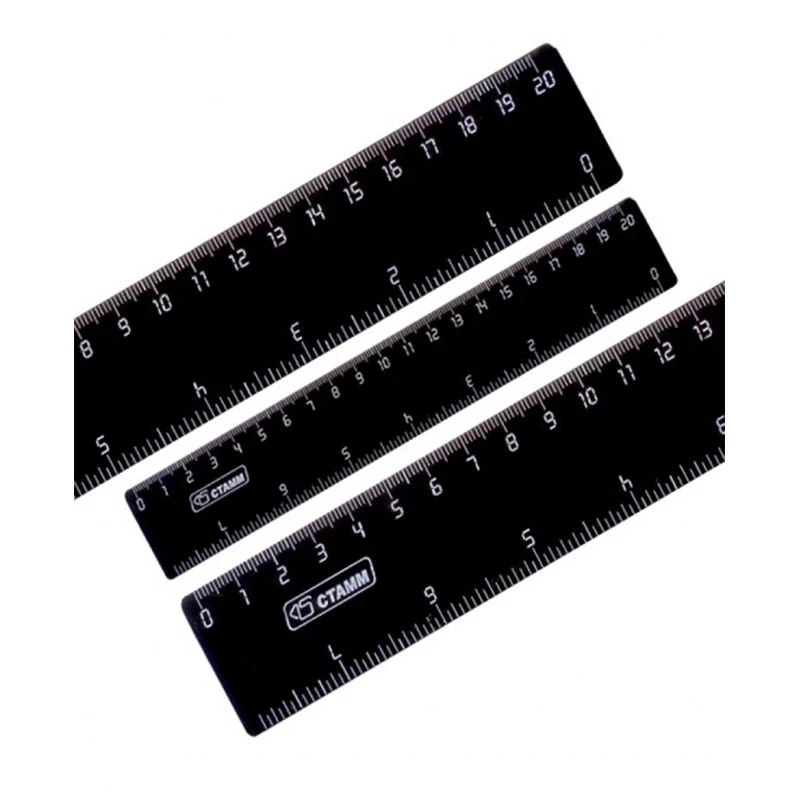 مسطرة بلاستيكية 30 سم من ستام