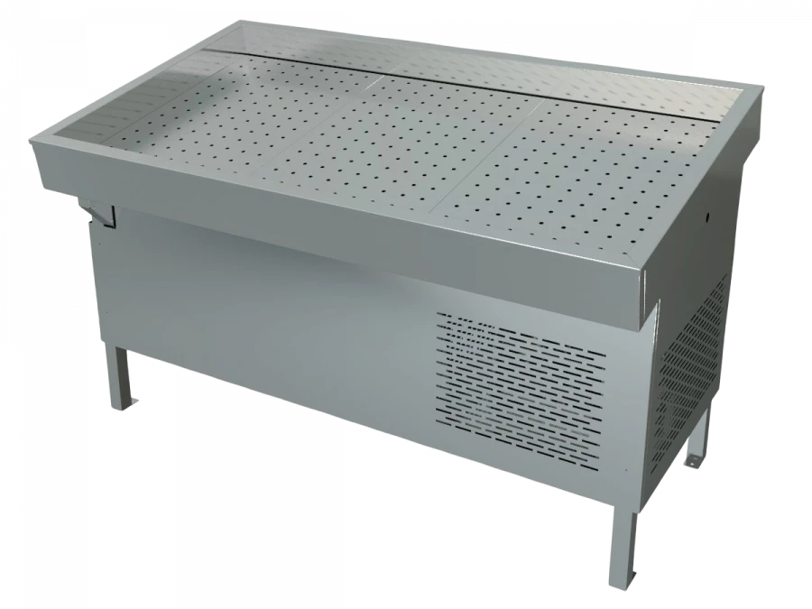 علبة عرض مبردة متوسطة الحرارة PHS-1.55/0.85 ("سمك على الثلج")