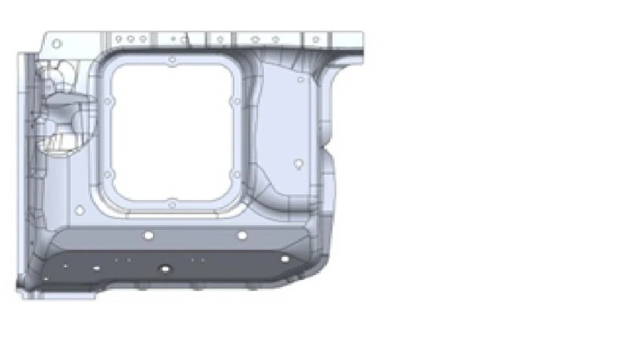 لوحة أمامية يسارية للسيارات A9606250407