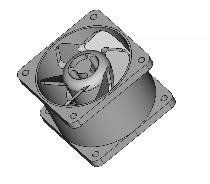 مروحة تبريد المعدات الإلكترونية بمحرك BLDC