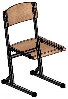 Pupil adjustable chair TV-MSUR-1.13.01-01