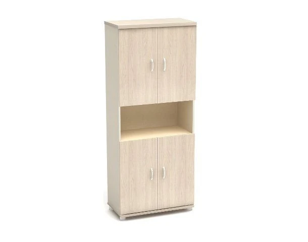 Modern Series K07 High Cabinet with One Open Shelf