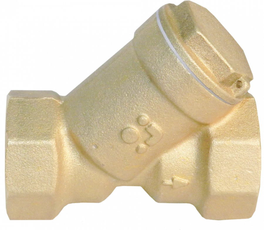 Brass Mesh Filter Couplings for Water Systems, 2.5 MPa Rated Pressure