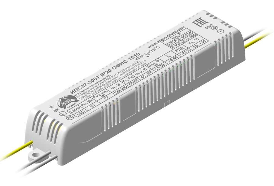 LED Power Supply IPS27-300T IP20 OFFICE 1610