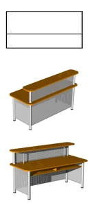 Direct Dispensing Desk 1200x780x1100 mm