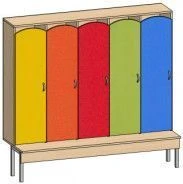 Children's Sectional Wardrobe with Podium for Clothes SKS-2P