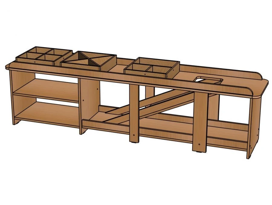 Didactic Table No. 2 with Drawers, Model SD46