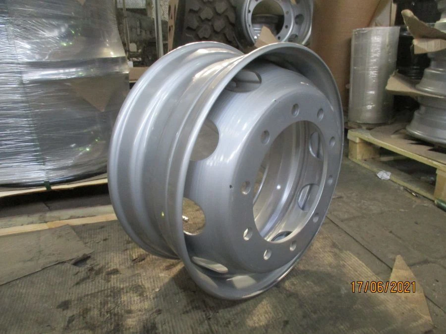 عجلة قرصية فولاذية للحافلات 22.5x8.25، موديل 167.375.3101012-05