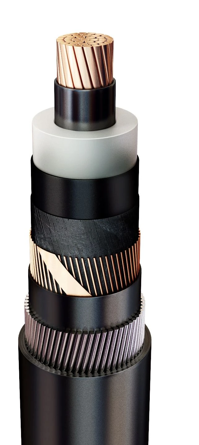 Single-core power cable 2X.. copper with cross-linked polyethylene insulation