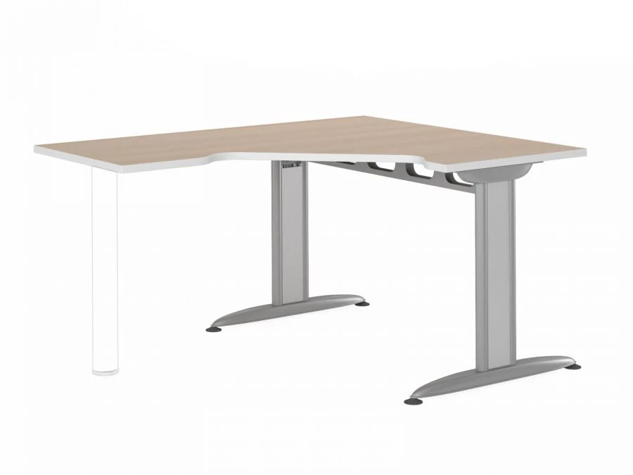 NEXT Collection 140 METAL T SX Workstation, Art. 25573