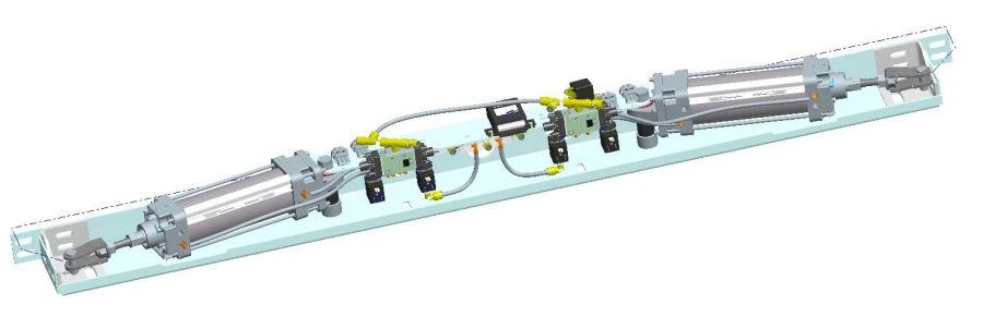 Pneumatic Door Actuator for Vehicles 40M2R63/116T1B013