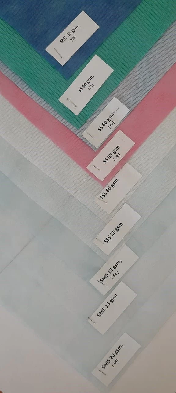 Nonwoven fabric type CREATEX - STROY spunbond (SS) in the weight range from 15 g/m2 to 25 g/m2, dyed and undyed with e