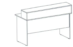 Commercial Counter Table by Alliance-S