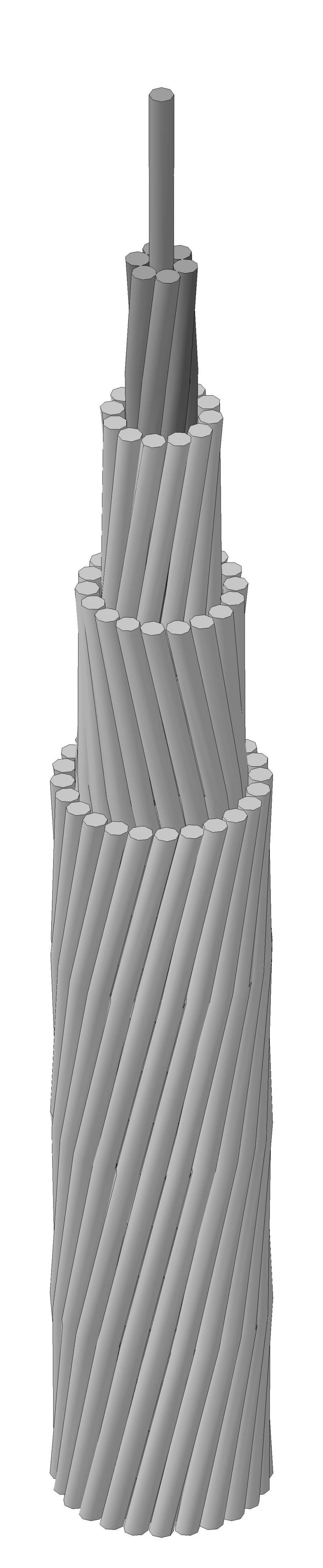 Uninsulated Wires for Overhead Power Lines AS Model