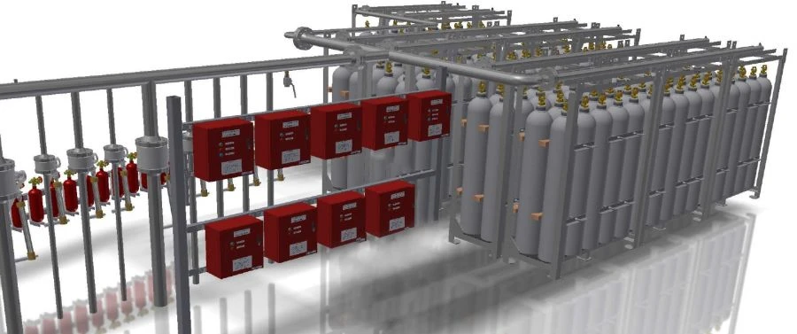 Carbon Dioxide Fire Suppression System "SOM