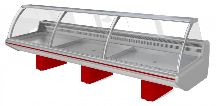 Universal Refrigerated Display Case "Fish-on-Ice" Parabel VHXl-0.937