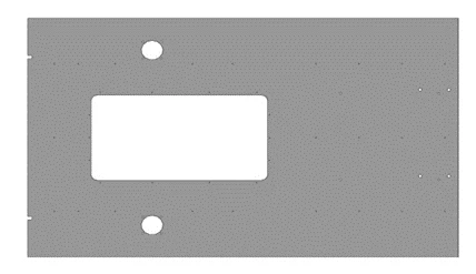 Polyester Fiberglass Panel for Vehicle Cladding 5299-132-5502029