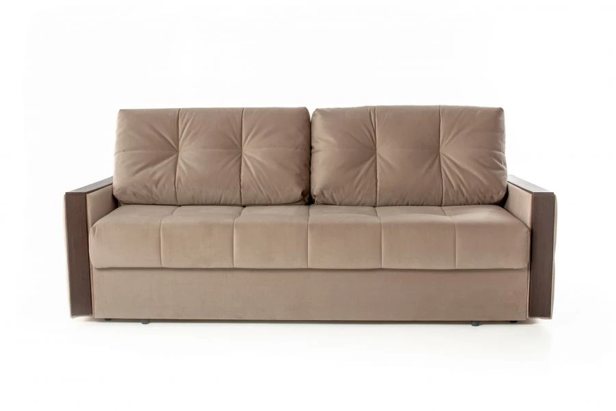 Soft Straight Sofa - 3-Seater Convertible Bed