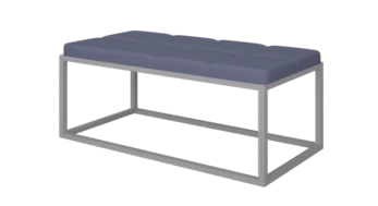 Agat Bench 01.07.08 - Durable Metal Frame Seating